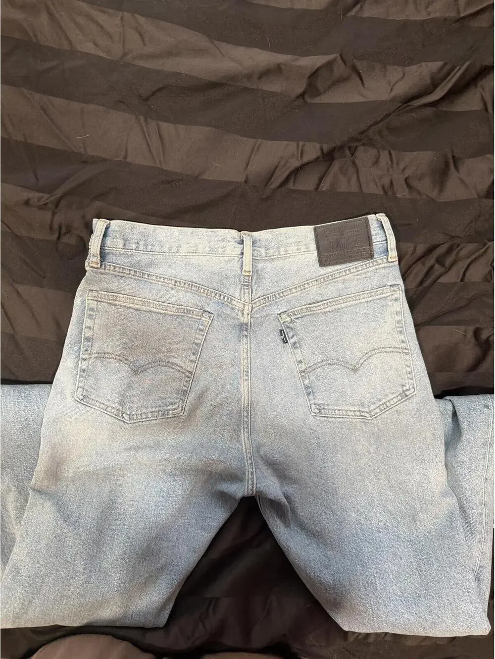 Levis Made & Crafted 501 Mens 30x32 Light Blue Distressed Jeans‎ Streetwear
